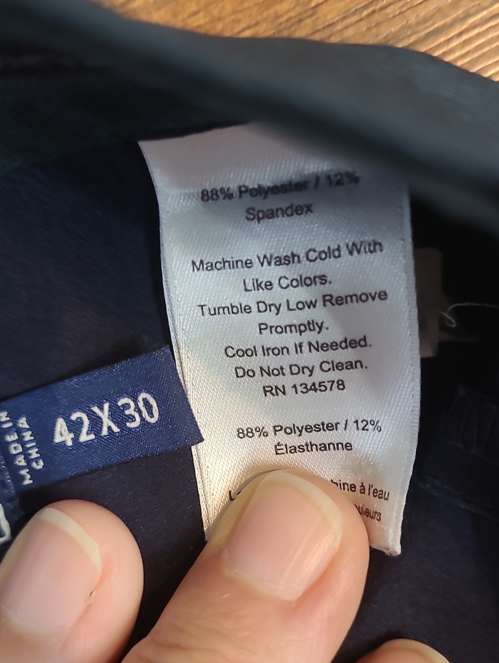 Vineyard Vines By Shep & Ian Men's Navy Dress Pants Size 42×30 - Picture 6 of 11